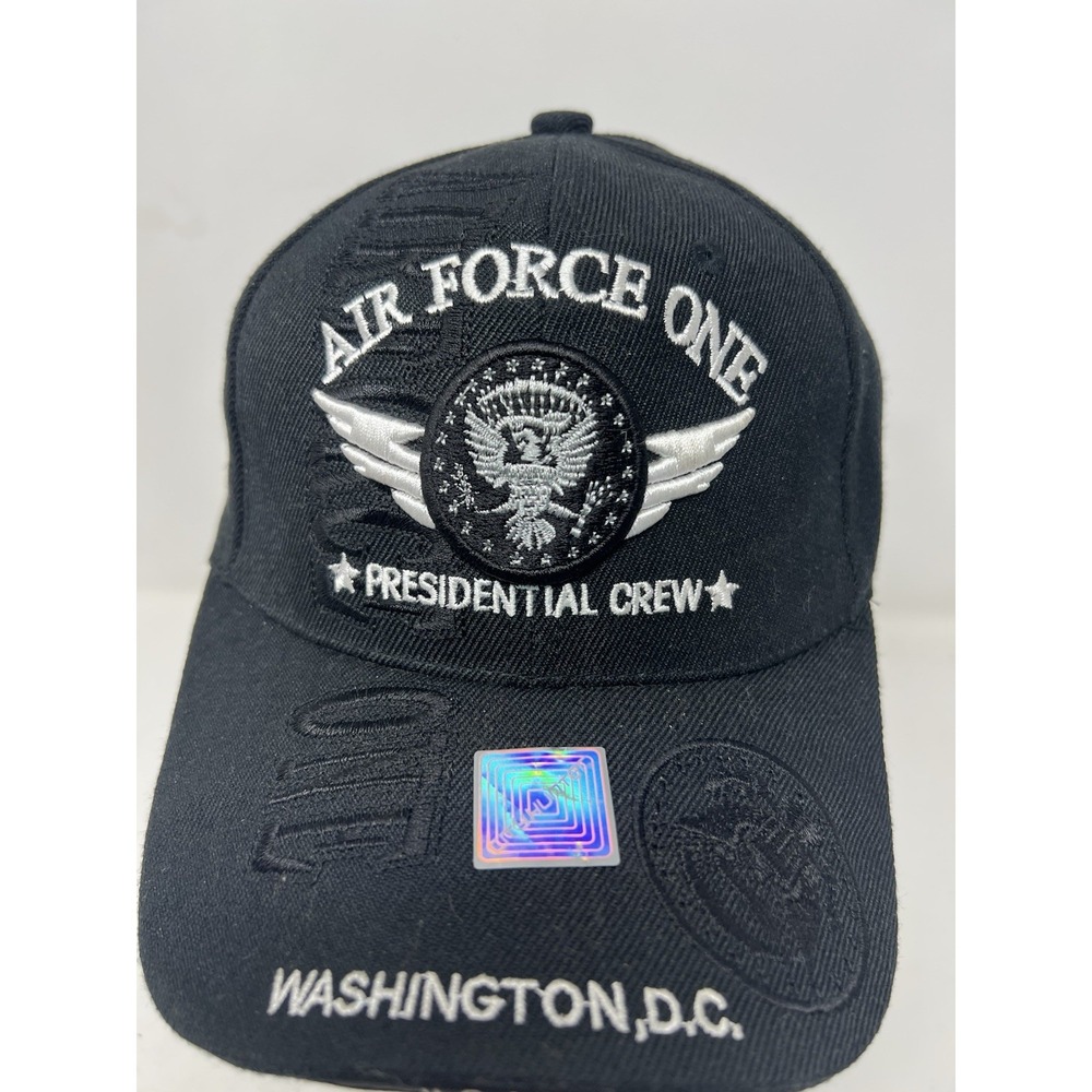 trucker hat baseball Cap Vintage Air Force One Presidential Crew Commander Chief - Picture 2 of 8
